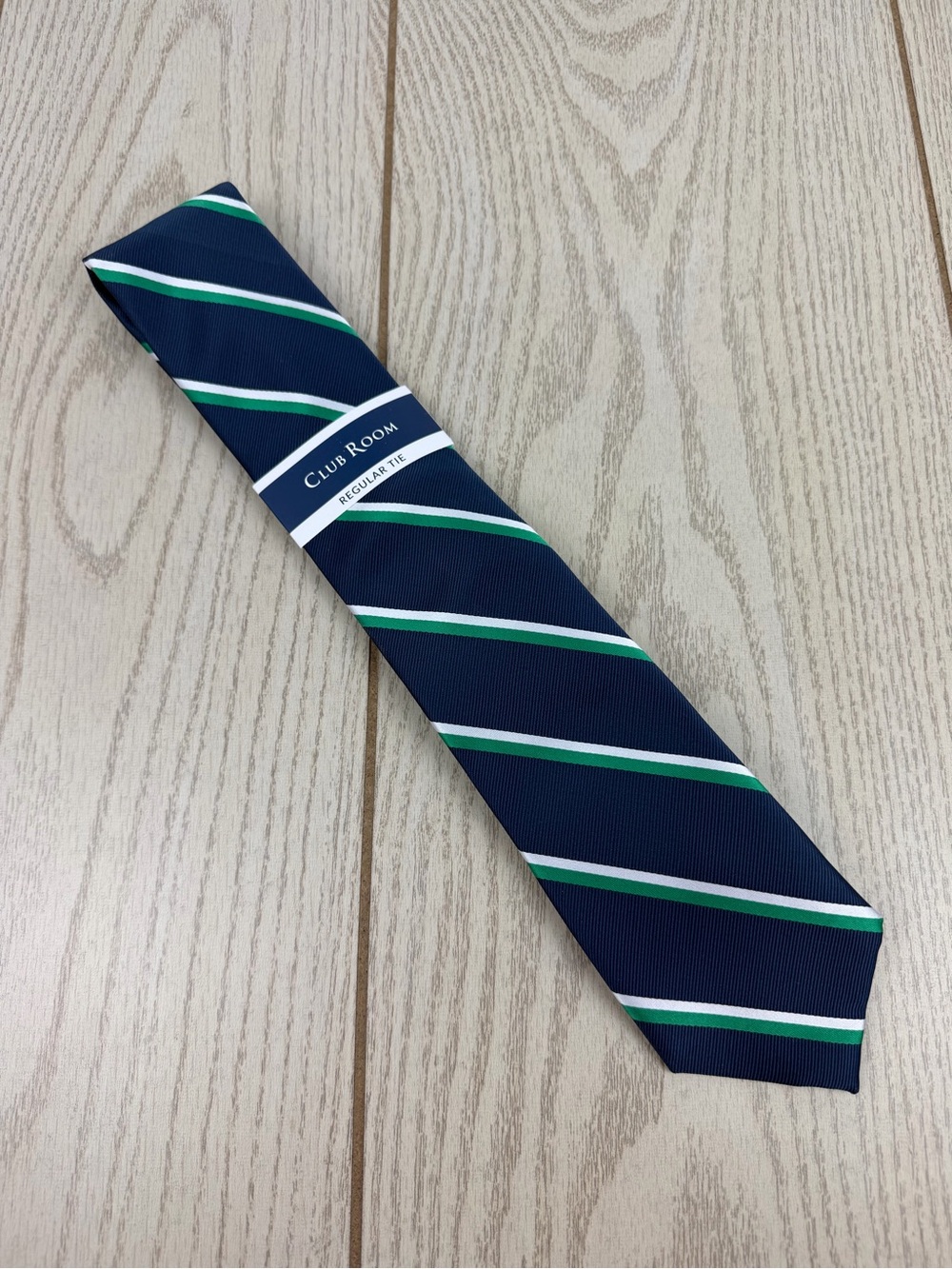 939 Club Room Men's Tie Irving Stripe 300 Green $55 Polyester